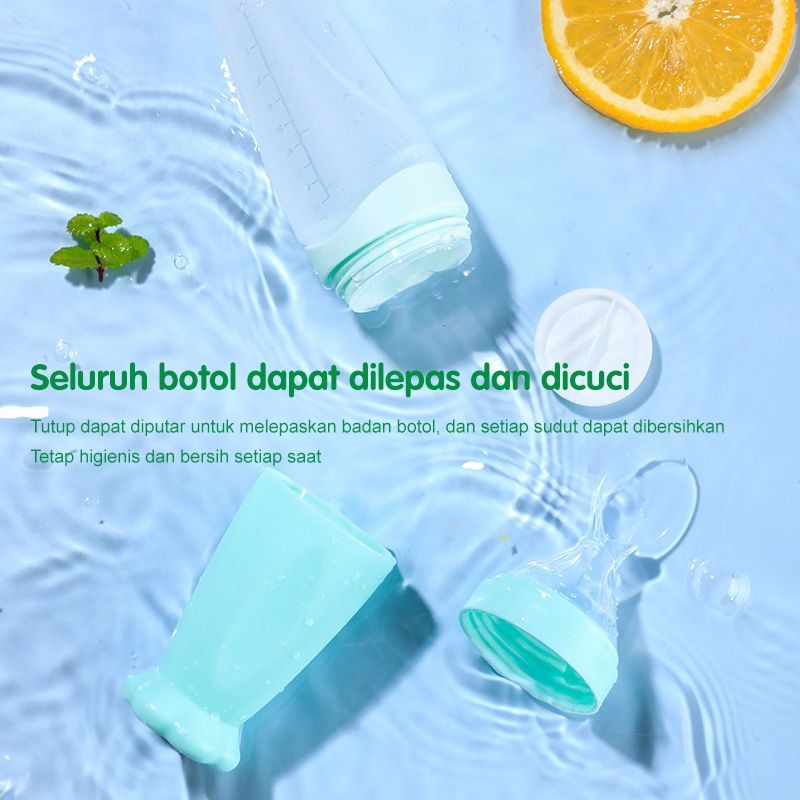 Botol Sendok Baby Feeder silicone silikon baby spoon sereal