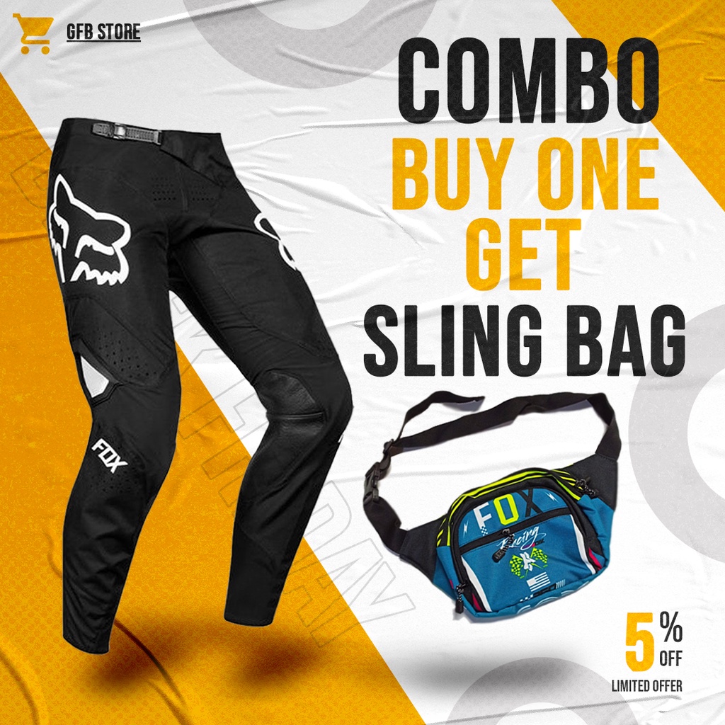 motocross motorcycle pants and motocross sling bag | Celana cross | celana trail | sling bag cross