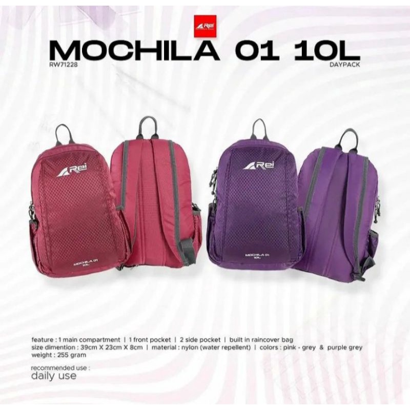 Ransel Daypack Mochila 01 10L Arei Outdoorgear