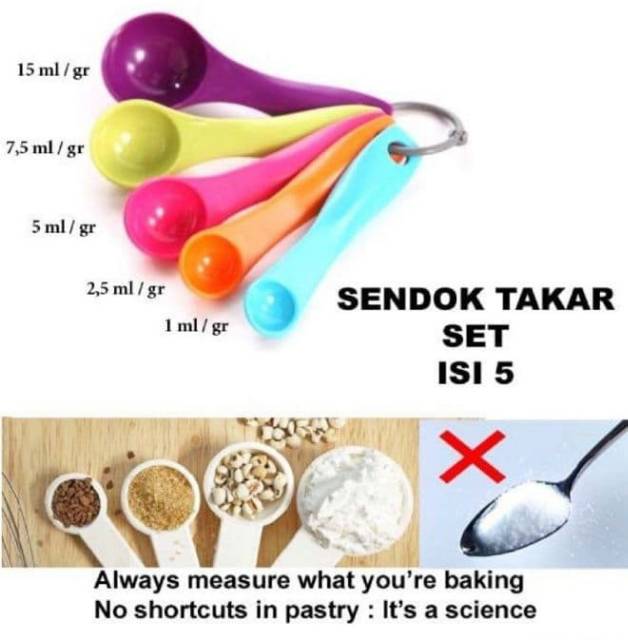 Sendok takar 5in1 / sendok bumbu / sendok obat