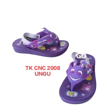 gof NEW ERA TK CNC 2008 Sandal Jepit Karet Anak Perempuan Anti Slip Sendal Karakter Anak Original