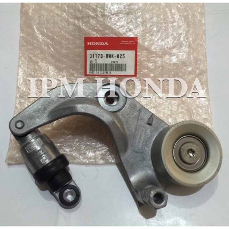 31170 RZP RNA RWK Original Auto Tensioner Pulley Poli Polly Stelan Fanbelt Fan Belt Tali Kipas Honda Civic FD FD1 1800cc 2006 2007 2008 2009 2010 2011 CRV GEN 3 2000cc RE1 2007 2008 2009 2010 2011 2012