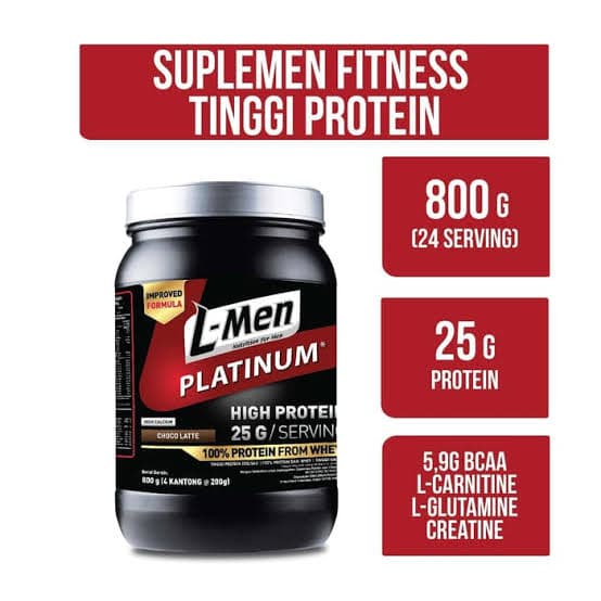 

L-Men Platinum 800 gr Whey Protein with Isolate Lmen Choco Latte - Ketan Hitam Suplemen Penambah Berat Badan Supelmen Gym Bpom Protein Isolate Suplemen Pembentuk Otot Perut Carnivor O3A3V1C9L2 Capsul Fitness Pembakar Lemak Susu Fitness Penggemuk Tubuh Fit