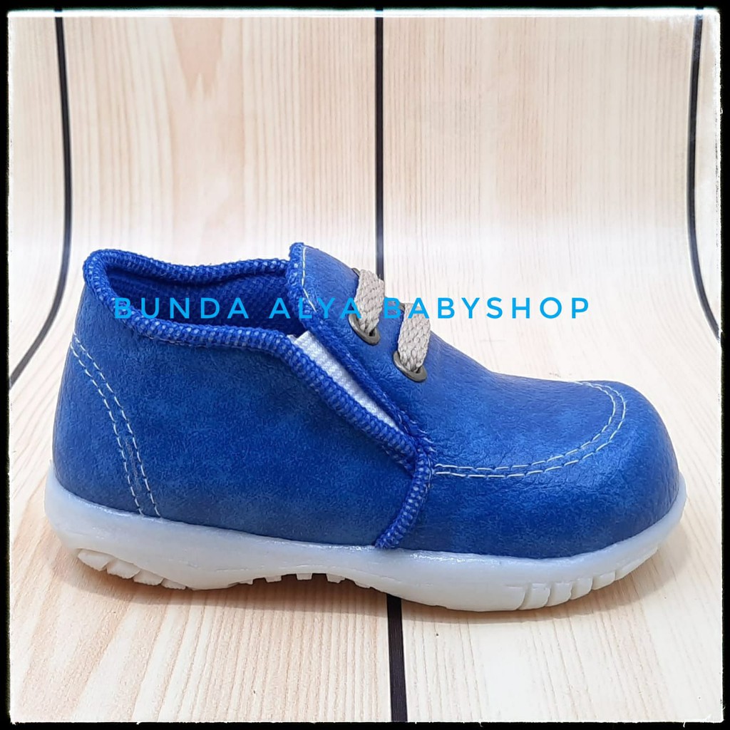 Sepatu Anak Laki Laki Usia 2 3 4 Tahun Size 24 - 29 Casual BIRU - Sepatu Anak Cowok Casual Resmi Anti Licin