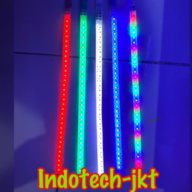 Lampu Led Flexible 30cm Nyala Running Waterproof ada 12 dan 24 volt