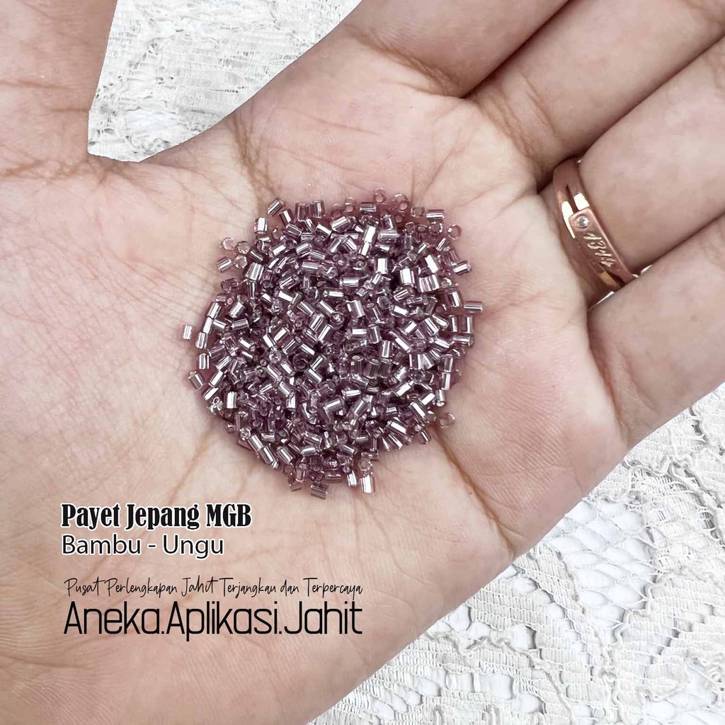 50 GRAM PAYET JEPANG MGB BAMBU PASIR 40 UNGU KRISTAL