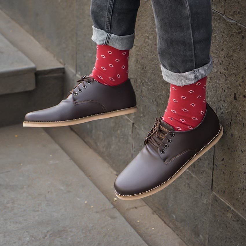 BEST BROWN ORIGINAL x JOEY Sepatu Formal Coklat Tali Pria Pantofel Kerja Kantor Dinas Resmi Guru Kantoran Kuliah Pesta Pernikahan Kondangan Nikah Undangan Wedding Modern Oxford Casual Derby Semi Kulit Premium JYF Footwear Keren Terbaru Branded Kekinian