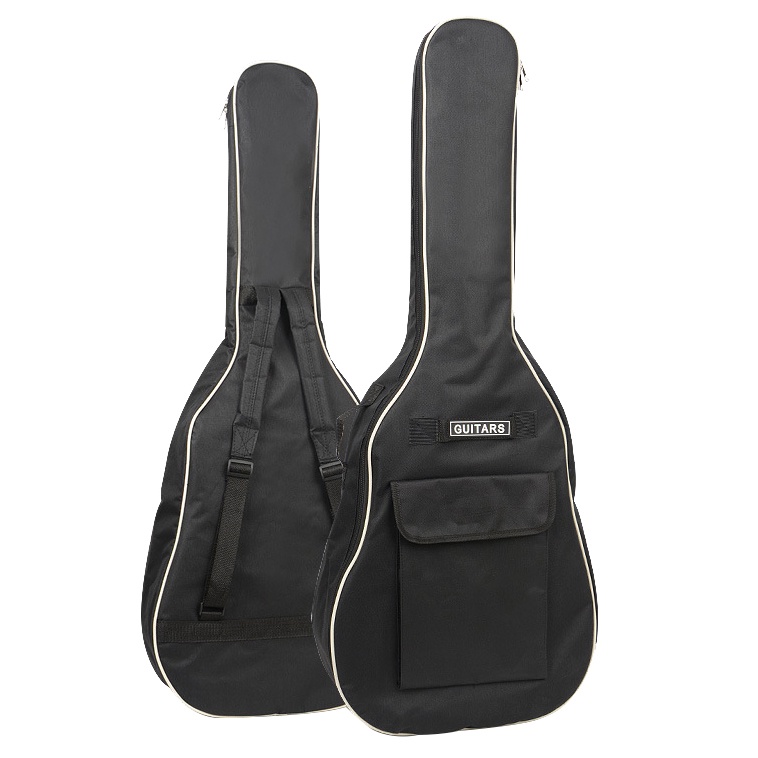 Tas Gitar Oxford Padded Guitar Case Double Strap Waterproof - ZH06501 - Black