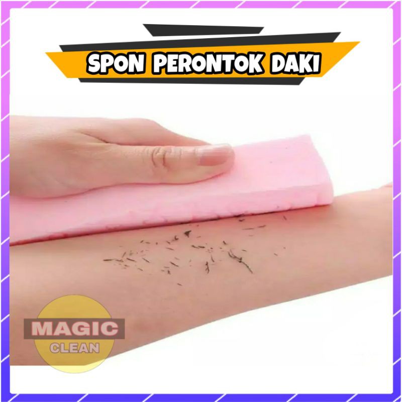 KD1 Sponge Perontok Daki / Spons penghilang Sel Kulit Mati / Pembersih Daki