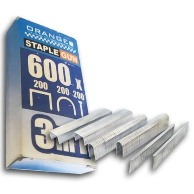 

Orange Isi Staples Gun Tacker hekter paku tembak 3 in 1
