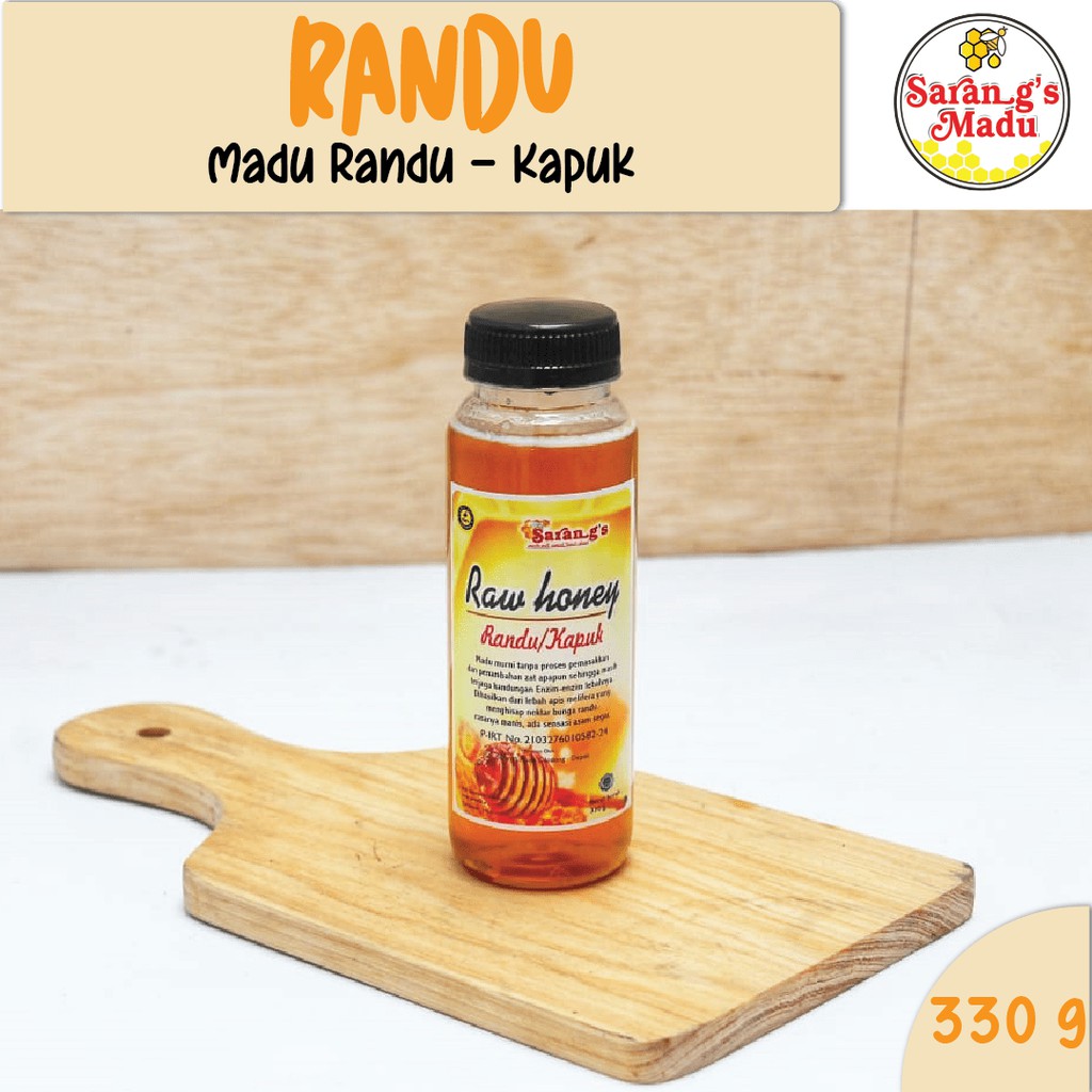 

Madu Randu Asli 330g, Madu murni,Raw Honey Uji Lab