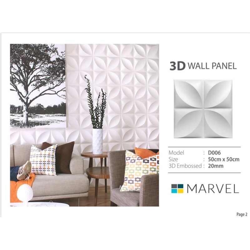 Wall Panel 3 D PVC