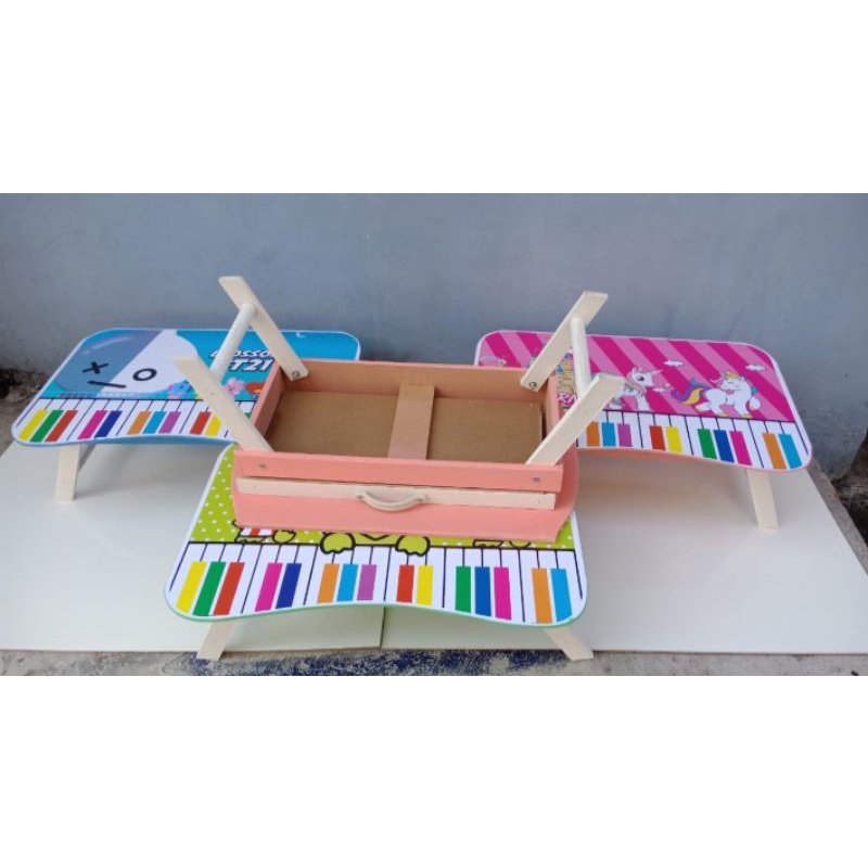Meja Belajar Lipat + Slorok