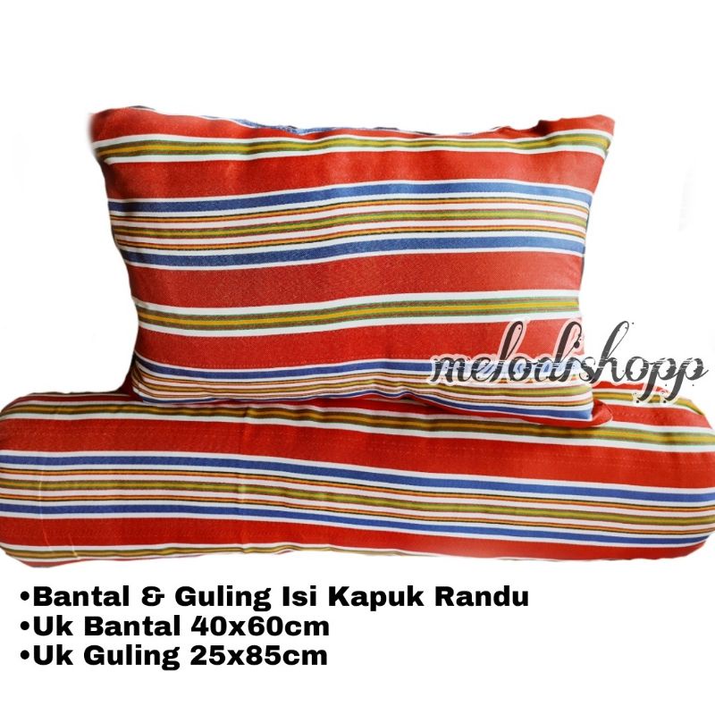 Bantal Kapuk & Guling Kapuk Randu Asli/Bantal Guling Isi Kapuk Randu