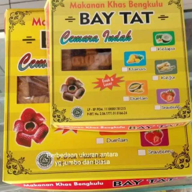 

Bay Tat Khas Bengkulu Ukuran Jumbo 20x20