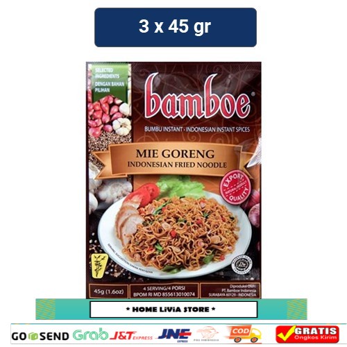 

Bamboe Bumbu Mie Goreng 3 x 45 gr
