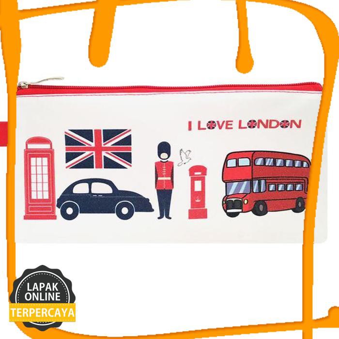 

Hot Item Mini Case London Merah Tempat Pensil Stationary Pencil Case Karakter Jaminan Mutu