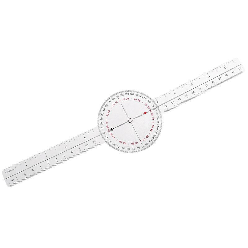 CRE  13inch 33cm Goniometer Medical Joint Ruler Calibrated Orthopedics Spinal Finger Angle Ruler Protractor