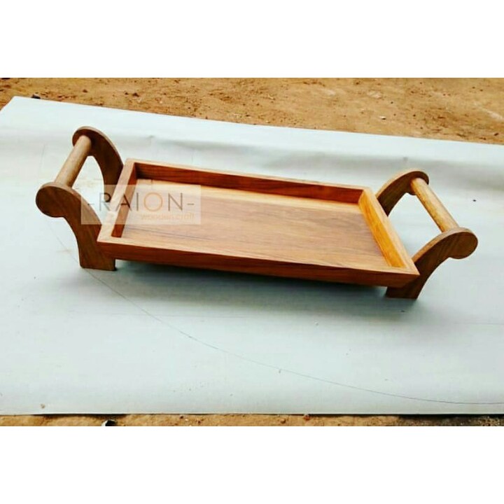 Nampan Kayu Hotel / Baki Kayu / Tray Kayu Jati