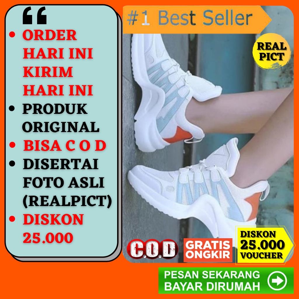 Sepatu Spatu Kets Cats Ket Sneakers Snekers Wanita Pria Cowok Cewek Anak Perempuan Putih Original Mu