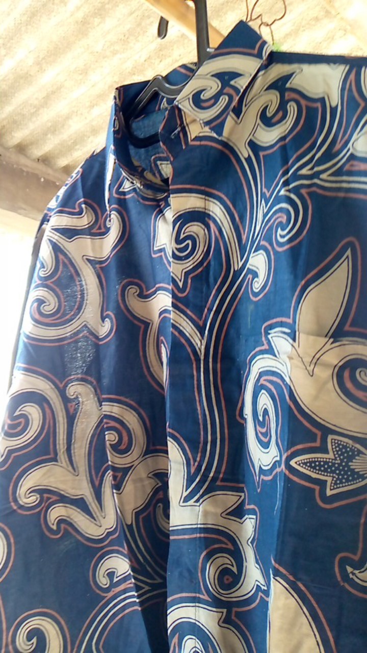 Batik Pria Lengan Panjang Kemeja Batik Pria Lengan Lengan Panjang M L Xl Xxl Xxxl