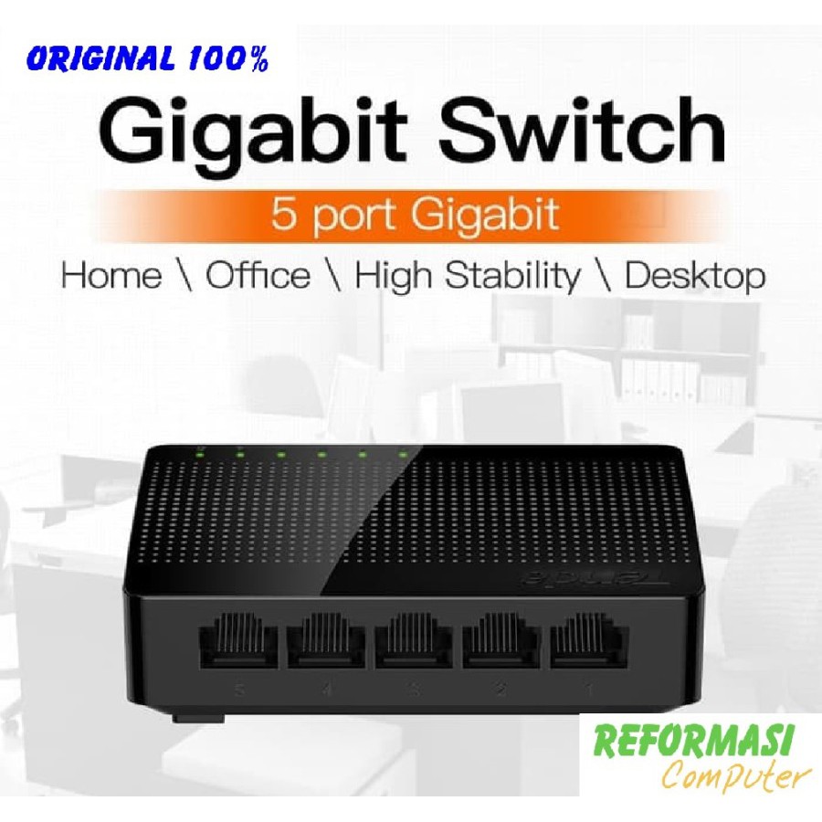 Tenda SG105 5 Port Gigabit Desktop Switch Tenda SG105 5 Port Gigabit Desktop Switch