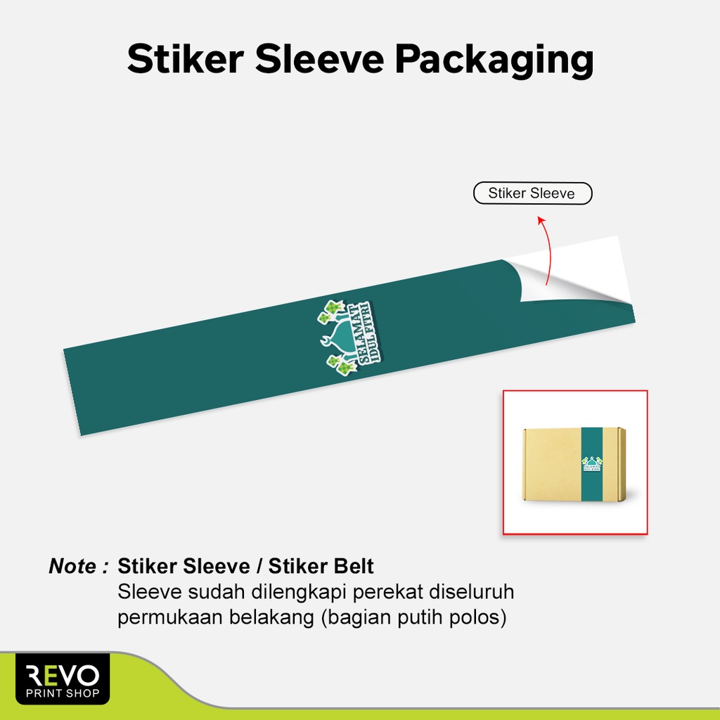 

Stiker Sleeve Custom / Stiker Label / Label Packaging / Cetak Sleeve Packaging
