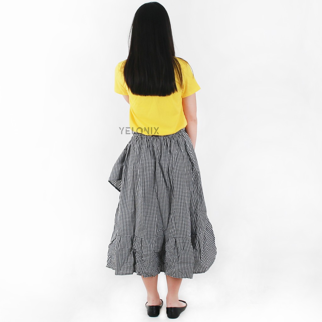 YELONIX - Rok SABRINA Skirt Kotak Ruffle