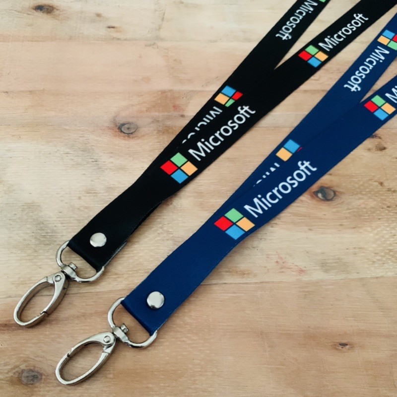 

Lanyard Printing Gantungan ID Card Microsoft Real Pick
