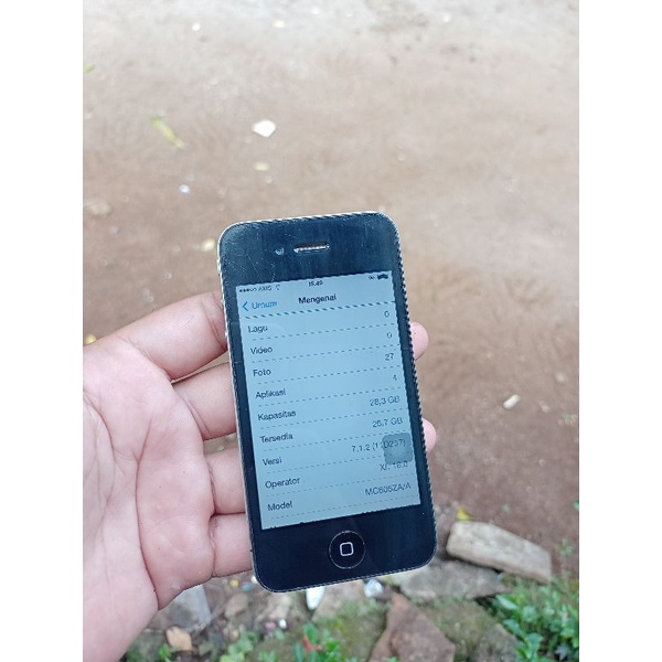 iphone 4 32gb minus icloud nyangkut