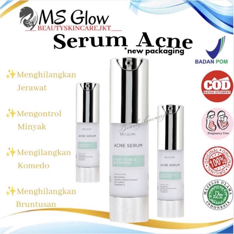 Ms Glow Serum Acne | Acne Serum Ms Glow | Serum Jerawat