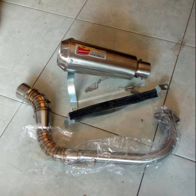 KNALPOT CLD MOSTER GTPRO ALL METIC KNALPOT CLD BEAT VARIO MIO NMAX AEROX dll