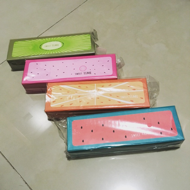 

Pencil Case Sweet Time ( For Kiwi, Orange, Dragon Fruit, Watermelon Lovers!)