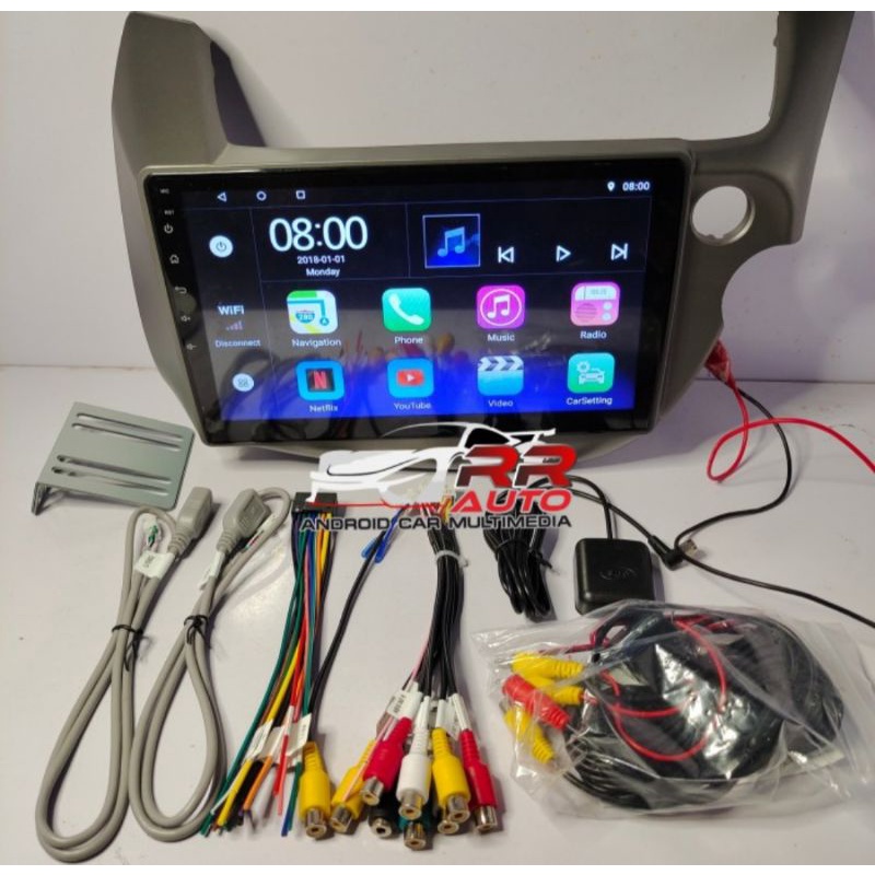 Honda Jazz 2008-2014 | Head Unit Android 10In 2/32gb,Voice Command,Wifi,DSP 32band(Free Kamera Parkir & Socket PNP)-3