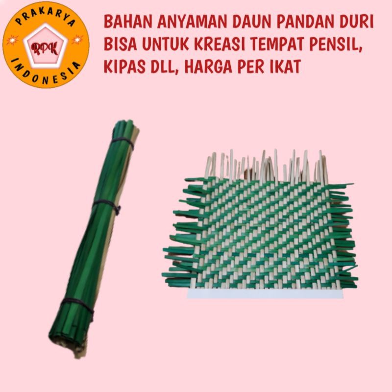 Bahan Anyaman Pandan Serat Alam Daun Pandan Harga Per Bungkus Shopee Indonesia