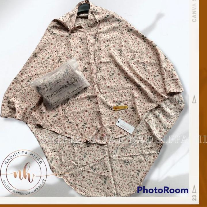 Top Produk.. Bergo Motif Premium Azzahra Jumbo l Bergo Printing