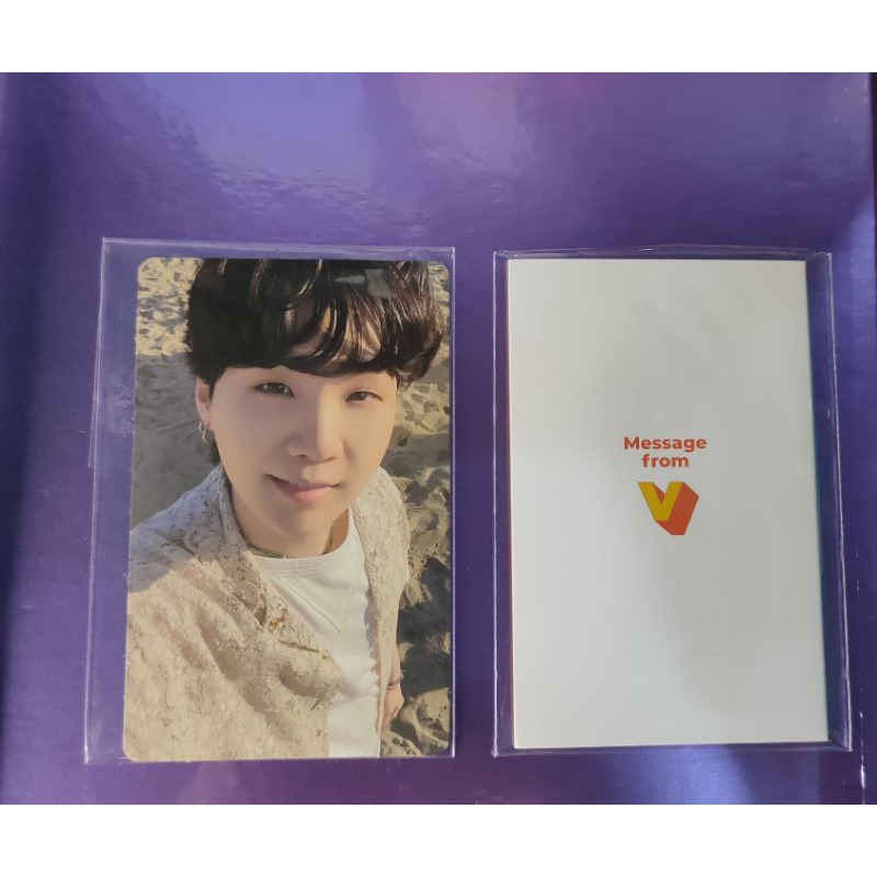 [BTS] PHOTOCARD SUGA BUTTER PEACH