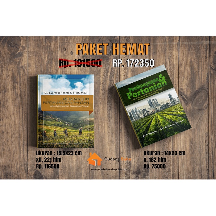 Buku Pertanian : PAKET HEMAT BUKU PERTANIAN - Deepublish