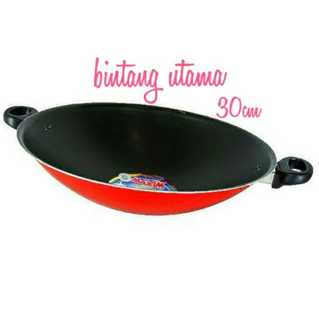 Penggorengan teflon maxin 30cm/wajan anti lengket,kualitas bagus.