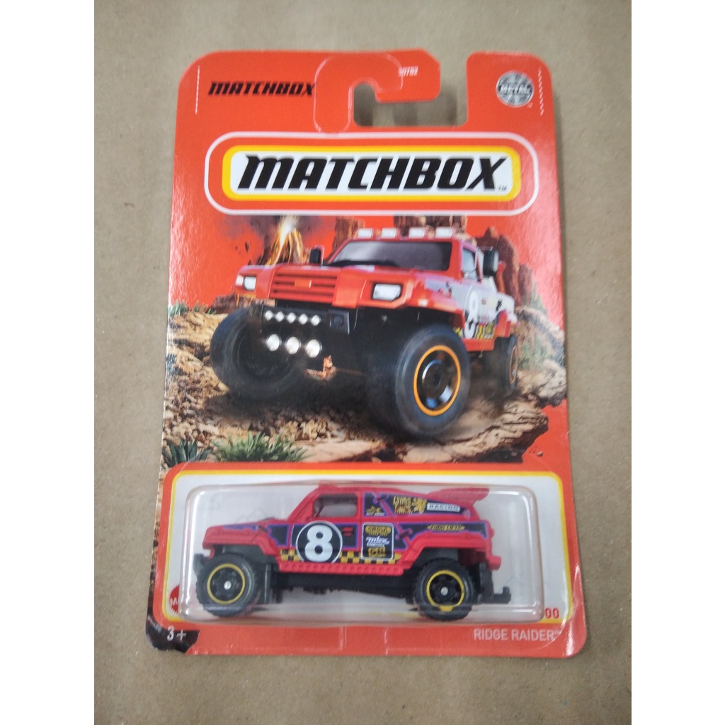 BEST SELLER | Diecast Matchbox RIDGE RAIDER MERAH MBX Original Termurah Murah Mobil Mainan Anak Scale 64