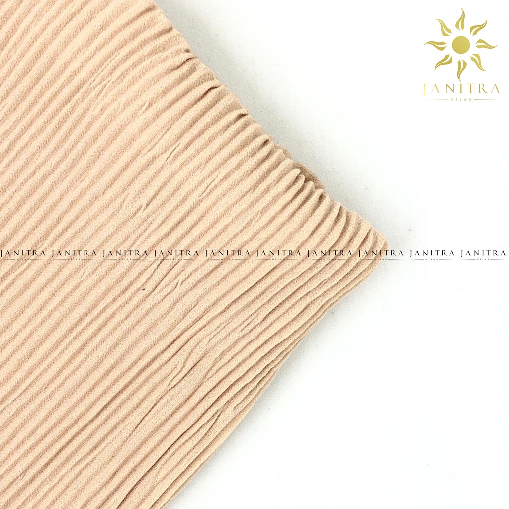 JILBAB BERGO PLISKET CERUTY FULL LIDI HIJAB SYIRIA / BERGO MARYAM PLISKET / BERGO TALI-LATTE
