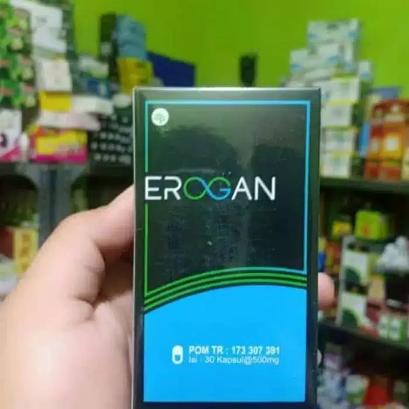 ( Di Jamin Original ) Erogan Asli Kemasan Botol isi 30 Kapsul Herbal