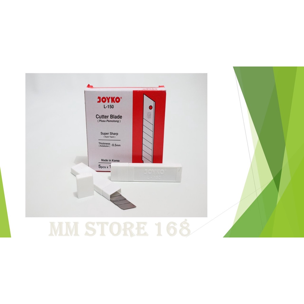 

Isi Cutter / Mata Pisau Ukuran Besar Type L-150 Merk Joyko ( Isi 12 tube )
