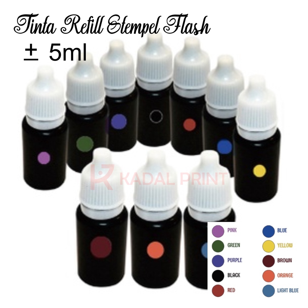 

REFILL TINTA STEMPEL FLASH INK 5ML