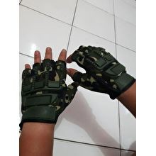 [PROMO] Sarung Tangan Motor Sepeda Glove Airsoft Tactical Mechanix Military Off Road M-Pact Covert