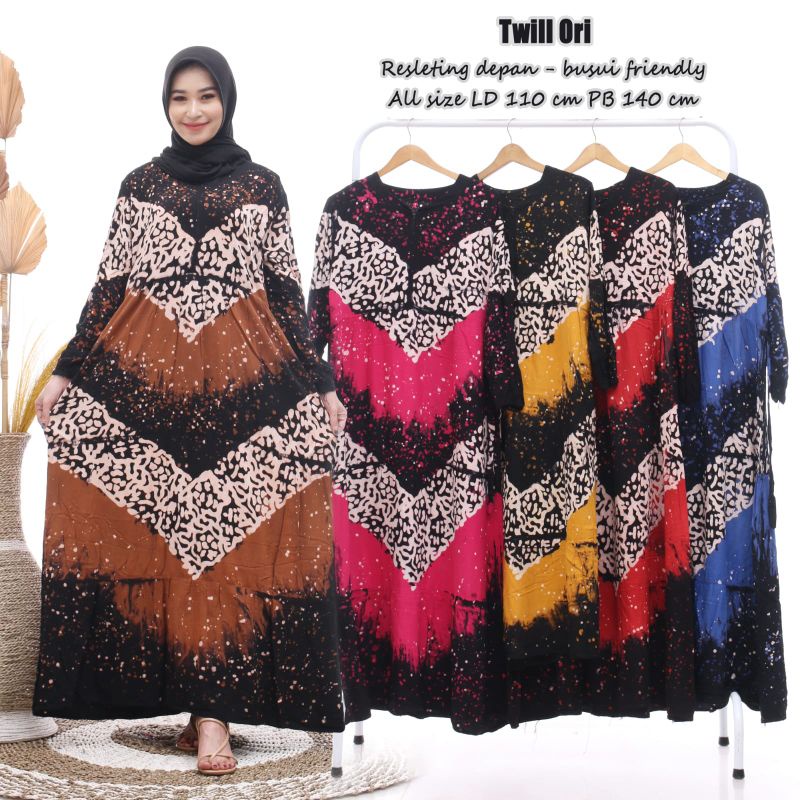 gamis terbaru gaya wanita cantik ukuran all size