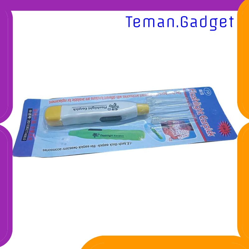 TG-FE111 LED FLASHLIGHT EARPICK CLEAN / PEMBERSIH TELINGA