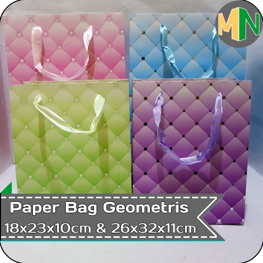 

Paper Bag Tikar Geomatris 18x23x10cm (S) HP