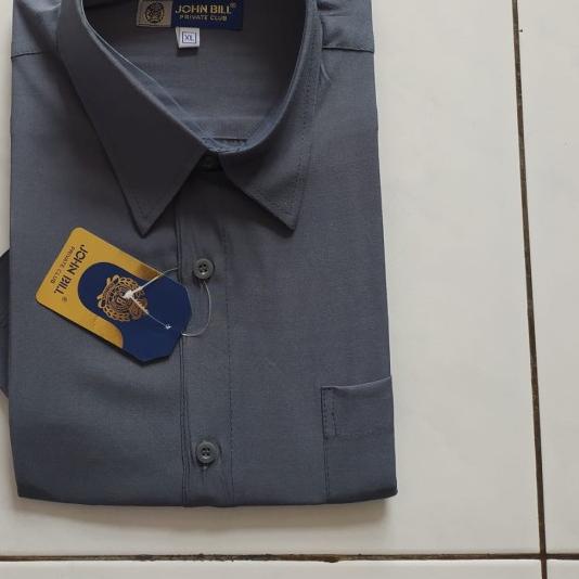 kemeja putih polos lengan pendek /alisan /formal /baju pria/hem pria