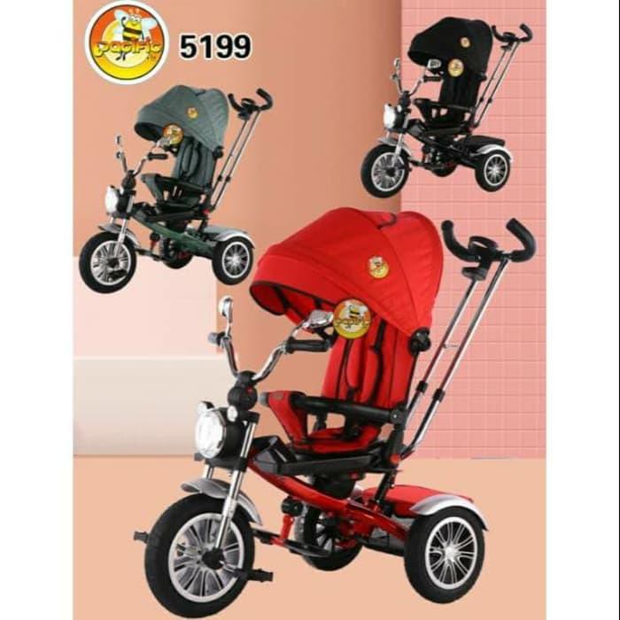 001 Baby  SEPEDA  RODA TIGA TRICYCLE STROLLER ANAK PACIFIC 